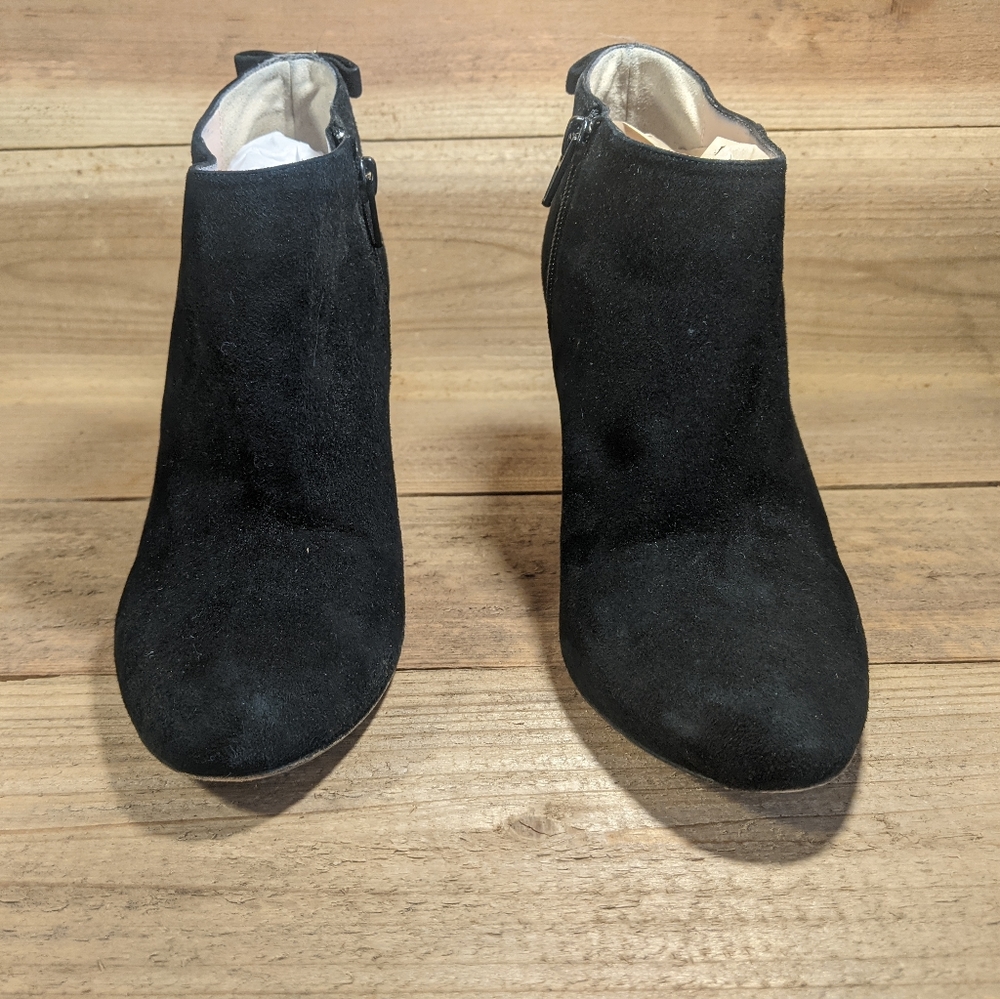 Kate Spade Netta Black suede ankle boot size 7 1/2 - Picture 5 of 5